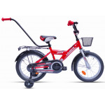 Detský bicykel 16" Limber Boy červená biela